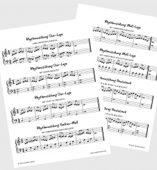 Rhythmus-Übungen für Anfänger (PDF) 